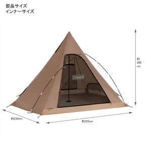 【限定カラー】エクスカーションティピー/325スタートパッケージ　タープ連結付 Coleman テント コールマン(Coleman) 限定カラー